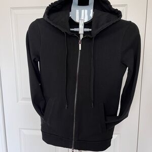 Armani Exchange Black Logo Drawstring Hoodie